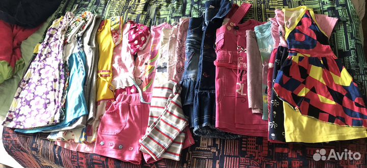Вещи на девочку 2,4,5лет пакетом
