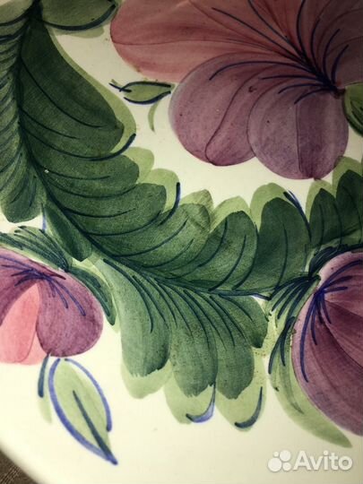 Блюдо Овальное зик Конаково