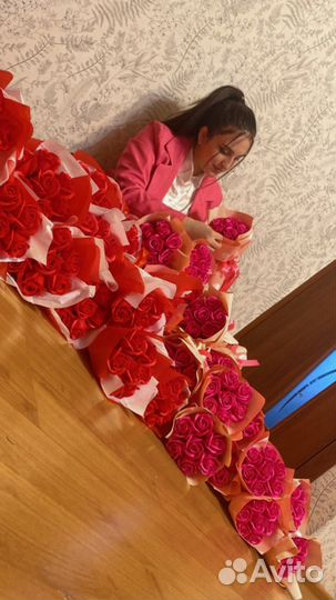 Мыльные композиции и букеты (цветы из мыла )