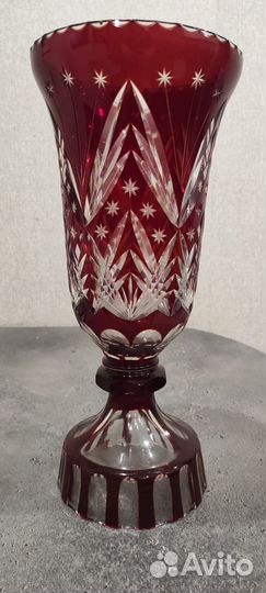 Хрустальная ваза 