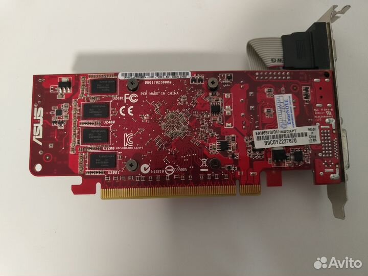Видеокарта asus HD 6570 1GB hdmi DVI VGA