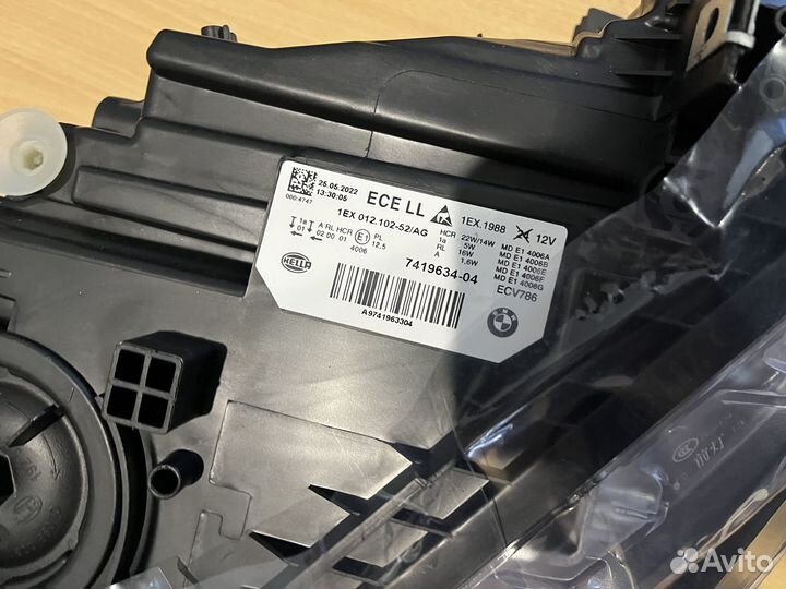 Правая пассажирская фара BMW F30 рестайл LED