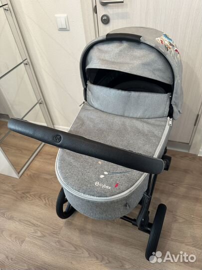 Коляска 2 в 1 Cybex priam lll Crystallized Koi