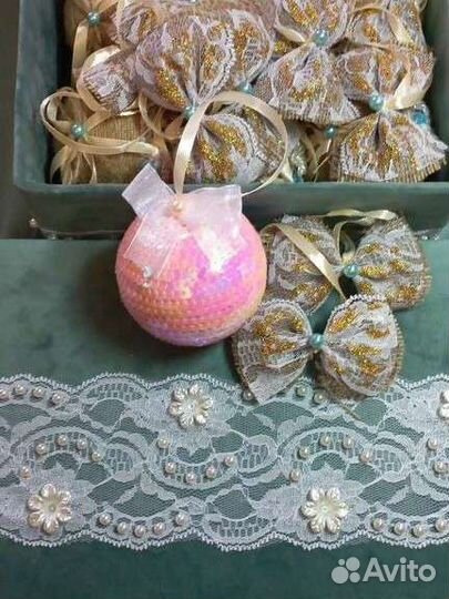 Елочные игрушки ручной работы