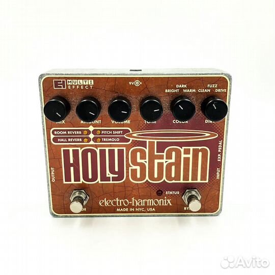 Педаль EHX Holy Stain из коллекции Junkie XL