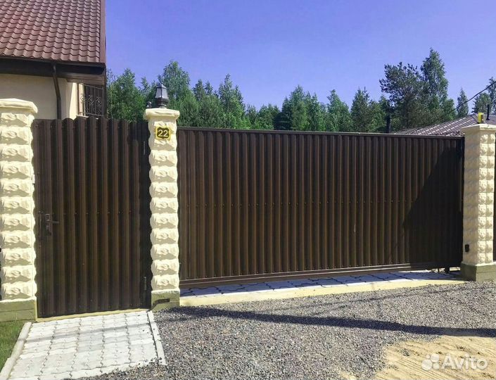 Откатные ворота в наличии
