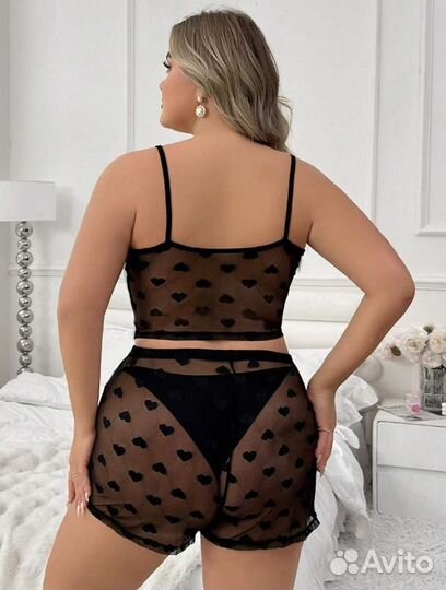 Топ и шорты Shein, комплект домашней одежды