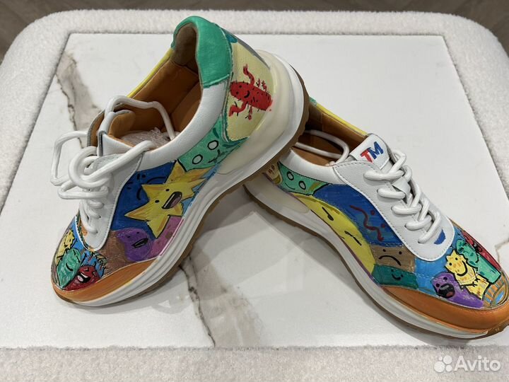 Кроссовки ручная роспись