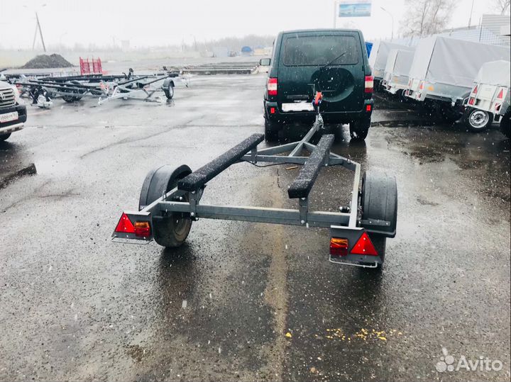 Прицеп 4.9м для Уаза. С лебедкой