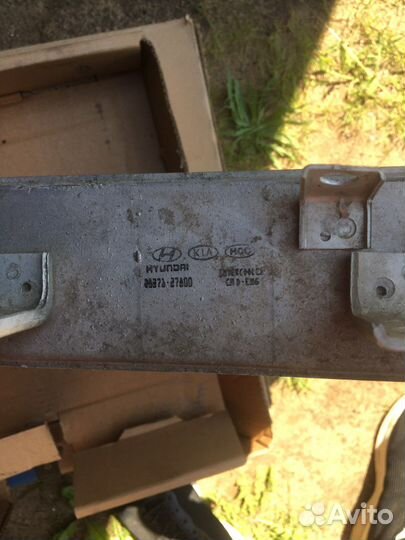 Интеркулер Santa fe 2.2 дизель 2008