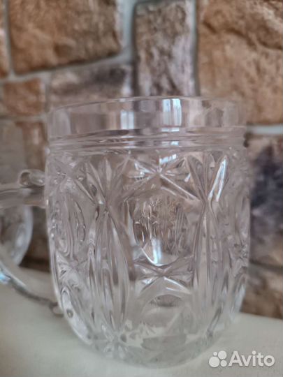 Пивная кружка СССР хрусталь