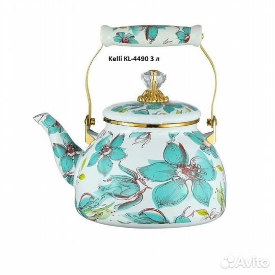 Газовые чайники эмаль без свистка в ассортименте