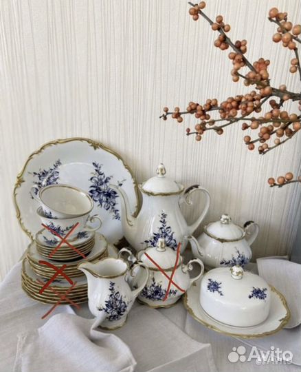 Предметы сервиза Reichenbach гдр