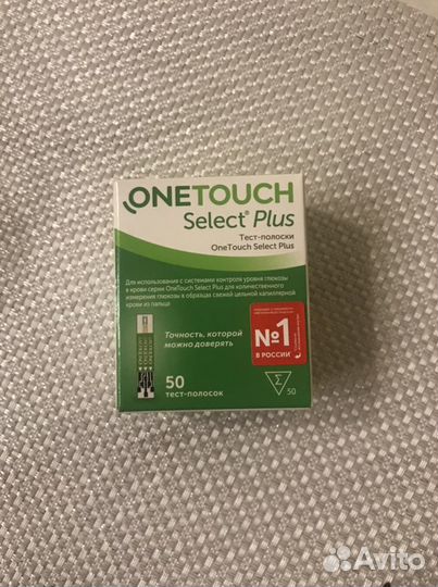 Тест полоски One touch select plus
