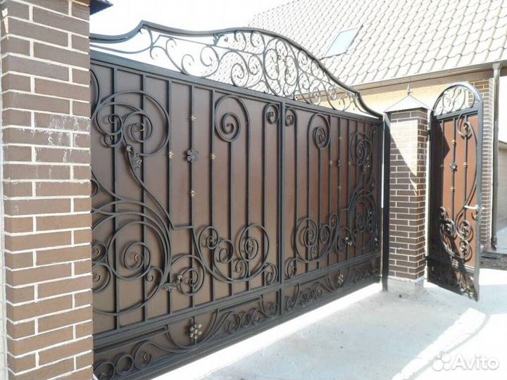 Ворота кованые