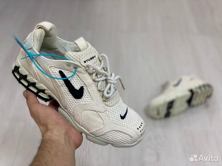 Кроссовки Nike Air Zoom Spiridon 2 Stussy Fossil