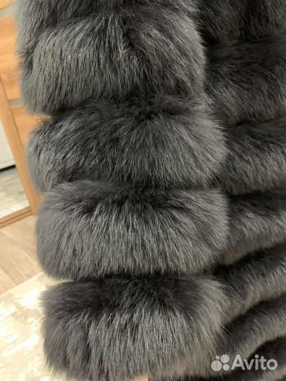 Шуба из песца