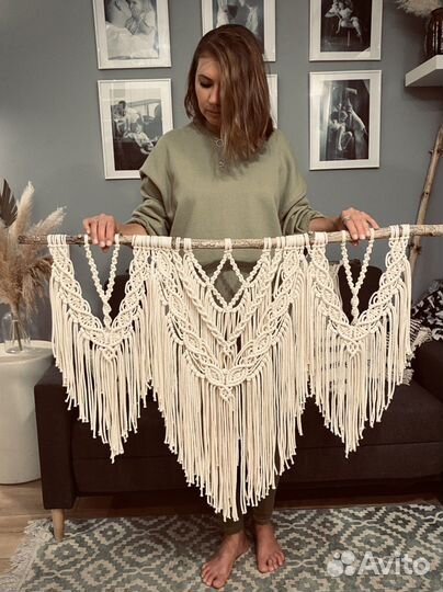 Настенное панно макраме