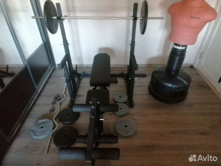 Стойка и скамья для жима лежа