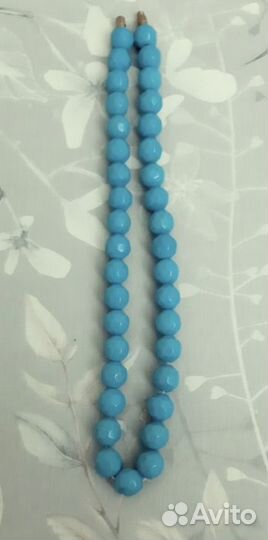 Бусы из аризонской бирюзы