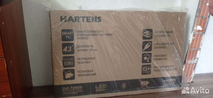 Телевизор hartens 43