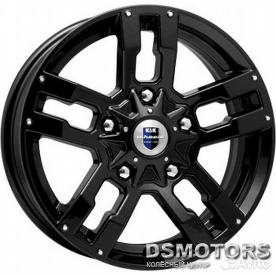 Диски Штокман 6.0/16 5x139.7 ET40 d98.0 алмаз чёрн