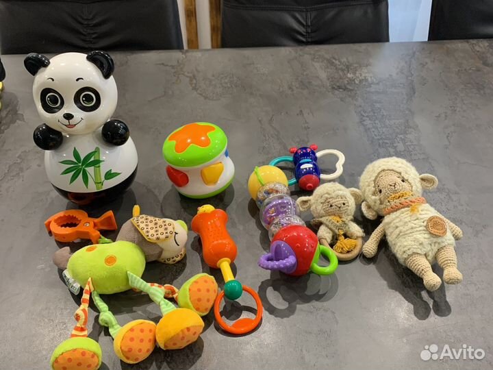 Игрушки погремушки,неваляшка (пакетом )