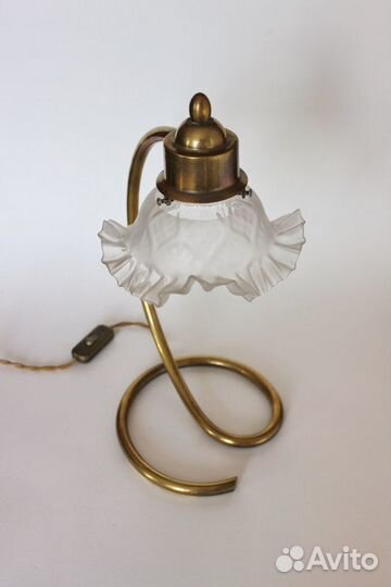 Настольная винтажная лампа, модерн. Латунь