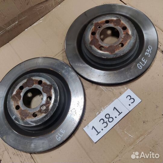 Диск тормозной задний mercedes gle w166 330mm