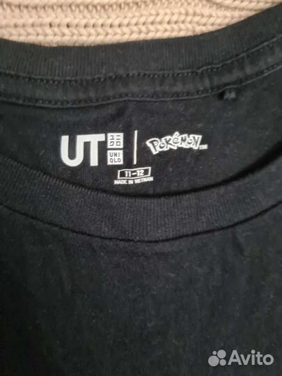 Футболка Uniqlo колобарация с Pokemon оригинал
