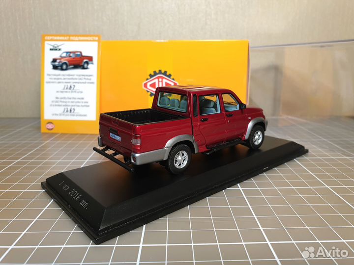 УАЗ 3163 Патриот Пикап 4x4 Красный DIP 231635