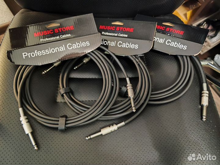 Гитарный/инструментальный кабель 3м (Jack 6.3)