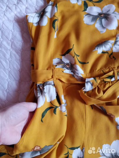 Комбинезон шорты 44-46 р- р вискоза