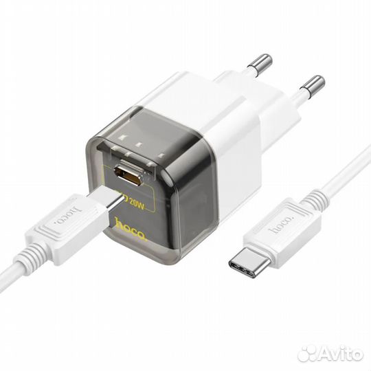 Зарядное устройство Hoco C125a 20W+Type C
