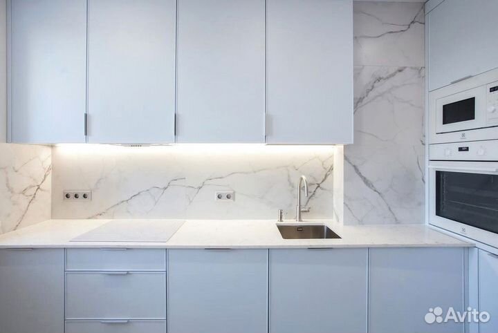 Угловая кухня с мдф фасадами