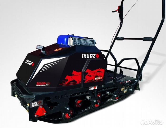 Мотобуксировщик ikudzo 2.0 ESR15 long Черн с красн