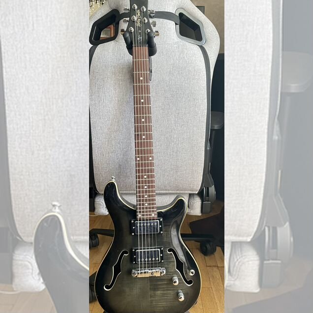 Harley Benton CST-24HB DeLuxe Black Flame