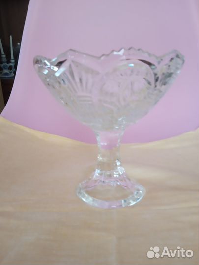 Чайные пары,Посеребренные ножи, Хрусталь