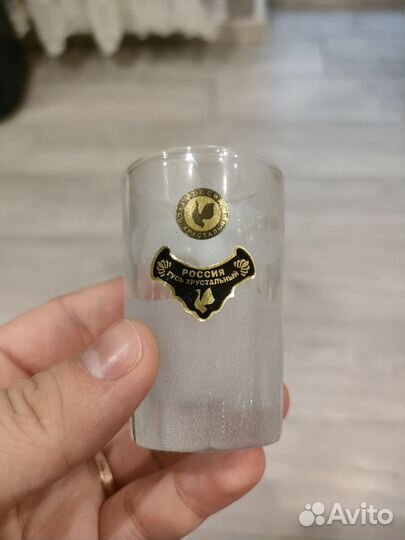 Хрустальный набор стаканы и графин