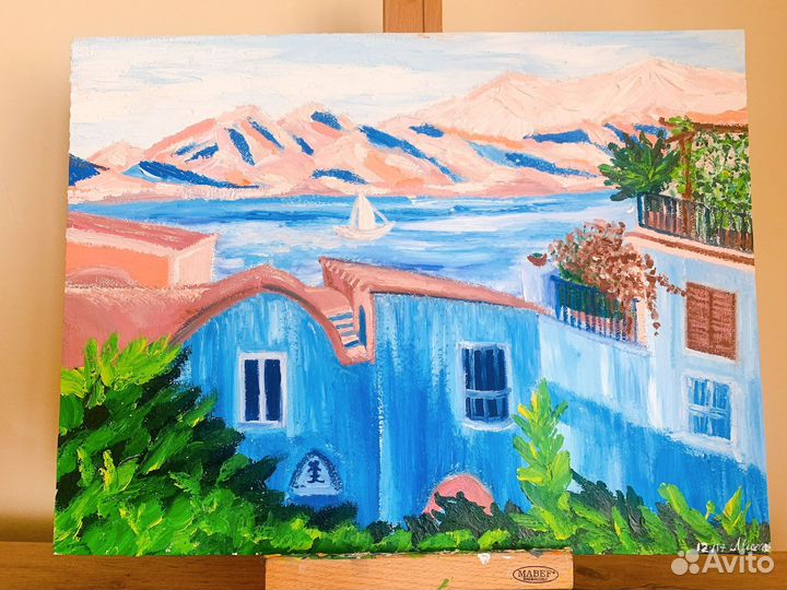 Картина маслом My little Italy, 30х40