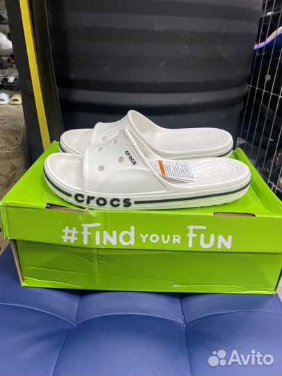 Шлепанцы Crocs белые