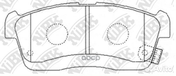 Колодки тормозные toyota passo -10 1.0