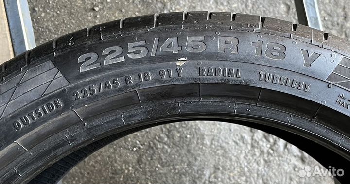 Continental ContiSportContact 5 SSR 225/45 R18