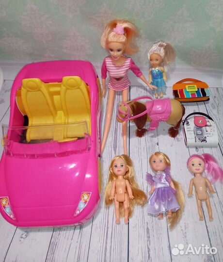 Barbie Лот кукол из наборов