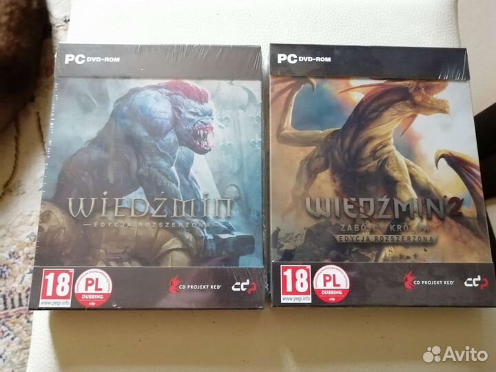 Steelbook The Witcher (Ведьмак) 1 и 2 части PC G2