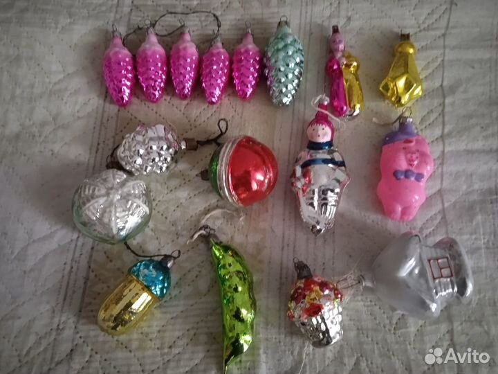 Советские игрушки ёлочные Колпино