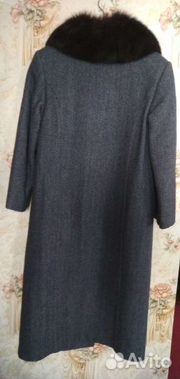 Пальто зимнее драповое