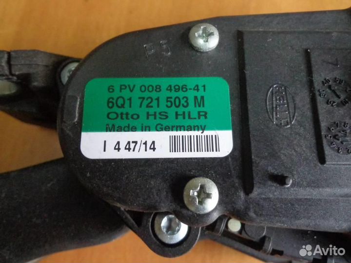 Педаль газа VW Polo 5