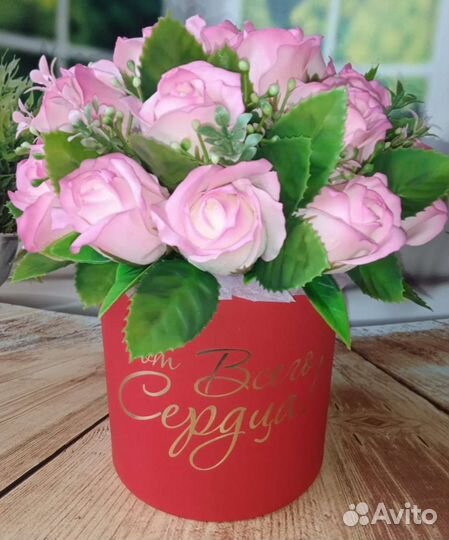 Букеты из мыльных цветов