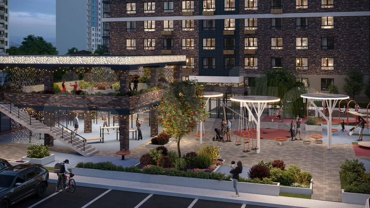 2-к. квартира, 77,6 м², 16/25 эт.